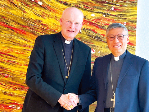 Cardinal Stephen strengthens ties with sister diocese of Essen