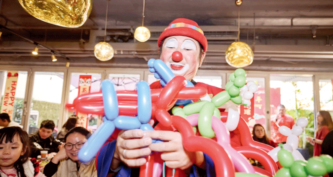 Pastoral centre holds party to bring festive joy