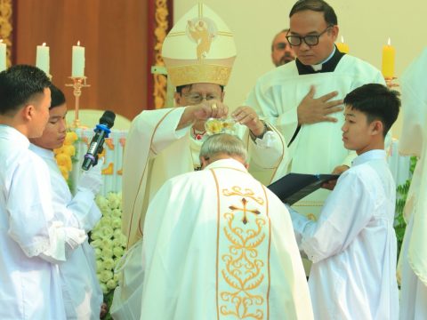 New bishop of  Pyay in Myanmar urged to ‘light fire of hope’
