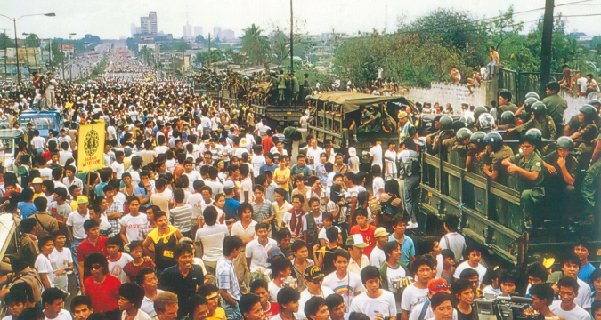 Young Filipinos reminded of 1986 People Power Revolution