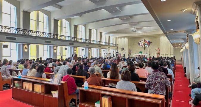 Sunday Mass at Ss. Luke, Cosmas & Damien, Tsuen Wan
