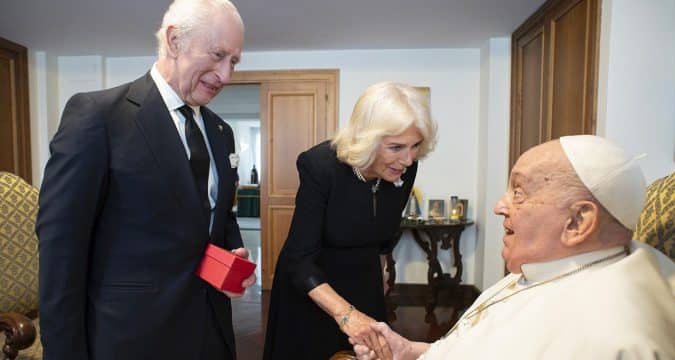 Pope Francis visited by UK’s King Charles and Queen Camilla on their anniversary