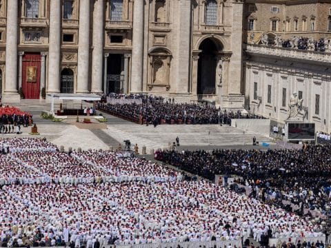 Poor and powerful pray for eternal repose of  ‘a pope among the people’