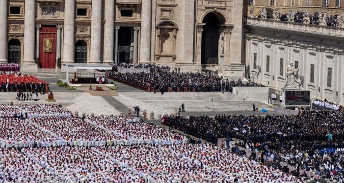 Poor and powerful pray for eternal repose of ‘a pope among the people’