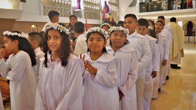 Vatican says baptisms down, but first Communions and confirmations up