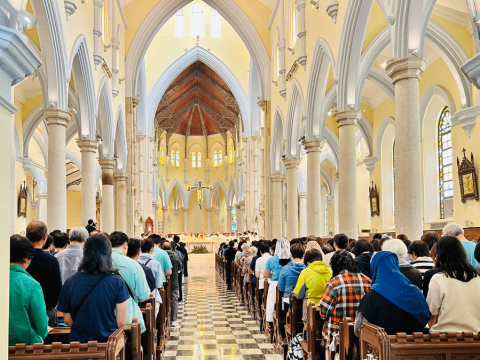 Build up the kingdom of God as companions journeying in the synodal manner, Cardinal Stephen says at Chrism Mass