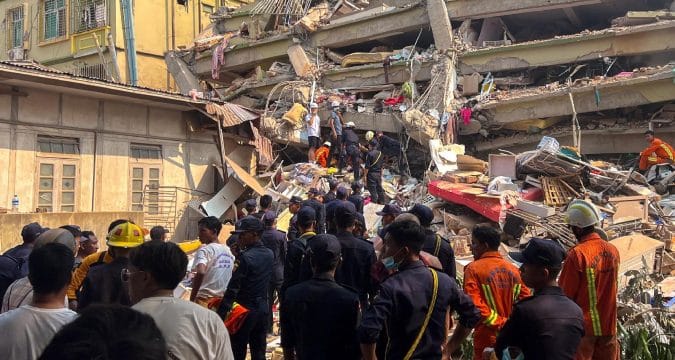 Calls for aid and prayers following 7.7 magnitude quake in Myanmar