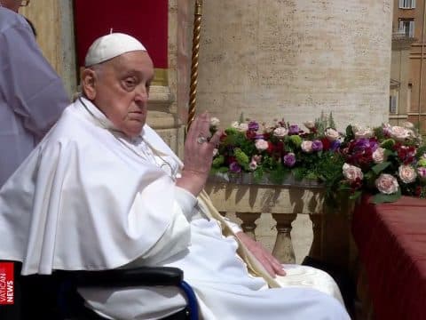 Highlights from Easter Sunday at the Vatican, Pope Francis’ Easter blessing