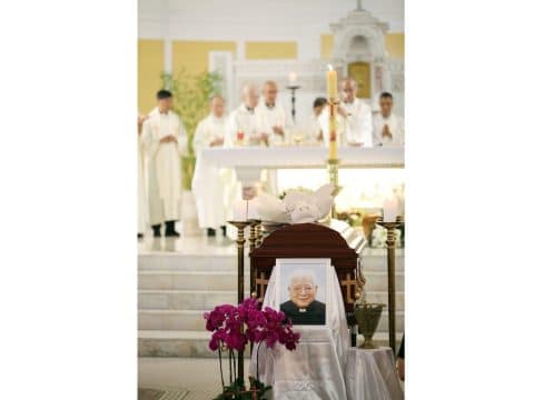 Father Francis Lau laid to rest