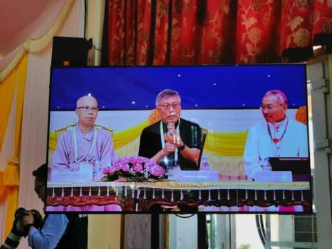 Buddhists and Christians work to shape peaceful and compassionate societies