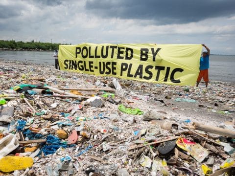 Activists decry use of plastics in Philippine road construction initiative