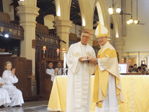 Cardinal Stephen preaches at Anglican Cathedral