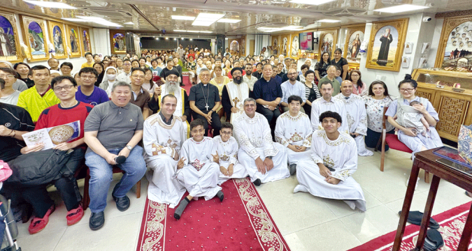 Catholic, Coptic and Protestant Churches celebrate Pentecost together