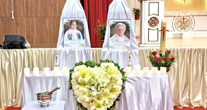 Society of Divine Word mourns the loss of Father Lino and Father Peter in Mass