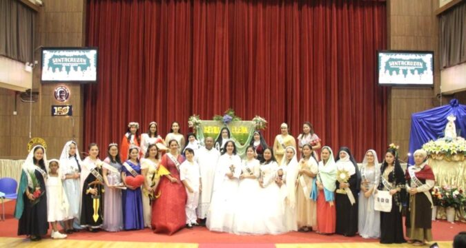 Santacruzan at the Holy Family Parish