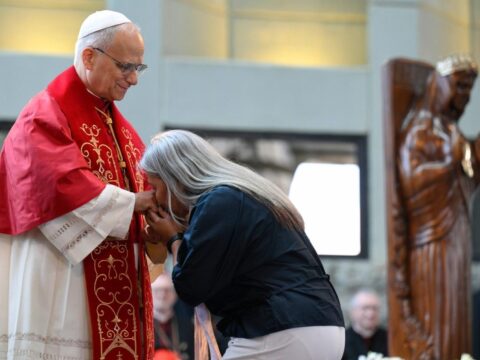 Pope Leo reacts to migrant stories in Lebanon Pope Leo reacts to migrant stories in Lebanon