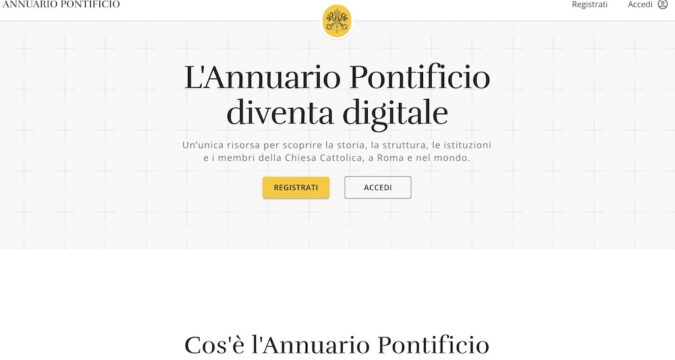 Pontifical Yearbook now available online Pontifical Yearbook now available online