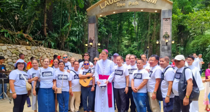 Tree park inaugurated in Cebu as model for Catholic climate action