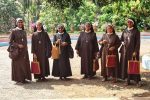 Sister Ginsa Rose, Sister Princy Maria, Sister Ann Ligy, Sister Therese, Sister Little Therese and Sister Treasa Margret. Photo: CNS/Global Sisters Report