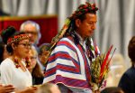 Indigenous people carry offertory gifts as Pope Francis celebrates the concluding Mass of the Synod of Bishops for the Amazon at St. Peter’s Basilica on October 27. Photo: CNS