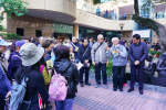 Prayer service led by Cardinal Zen at the Hong Kong Central Library on December 8.