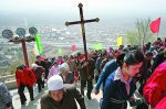 A pilgrimage honouring Mary on the outskirts of Taiyuan, the capital of Shanxi province. File photo: CNS/Reuters