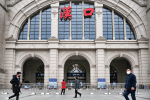 Hankou Railway Station is closed after the city was locked down following the outbreak of the new coronavirus in Wuhan, China. Photo: CNS/China Daily via Reutersa