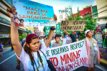 Church groups and environmental activists call for a stop to the destruction of nature during the observance of World Environment Day in Manila, the Philippines, in June 2019. Photo: UCAN/Jire Carreon