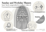 Temporary suspension of Sunday and Weekday Mass: What you need to know