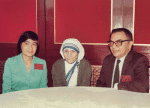 Ramon an Irene Ruiz with Mother Teresa. Photo: supplied