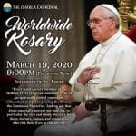 Worldwide Rosary (Solemnity of St. Joseph) at 9:00pm (GMT +8)