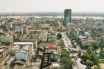 View of Yangon from Sakura Tower to the south. Photo: Modulo/CC BY-SA (http://creativecommons.org/licenses/by-sa/3.0/)