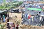 Rohingya refugees at the Balukhali camp in Cox’s Bazar. Photo: UCAN/Stephan Uttom