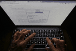 Browsing the internet. The frequency and number of reported incidents of online child sexual abuse has exploded. Photo: CNS/PA Images via Reuters
