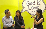 Siu Yan-ming and his wife Chan Wing share about adopting their child with Connie Chan at the Hong Kong Book Fair in 2018. Photo: Screenshot from YouTube