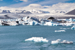 A glacier lagoon in southern Iceland in 2017. Global warming is melting the world’s permafrost and the ice in places like Iceland and Greenland File photo: CNS/Thomson Reuters Foundation