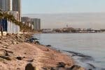 The polluted shoreline of Manila Bay. Photo: UCAN/Trendingpod