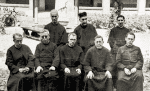 “God’s Forgers” seated, from right to left : Father Gilberto Valtierra, Father Emilio Martín, Father Ignacio Turrillas, Father Joaquín Aller. Photo: Claretian archives