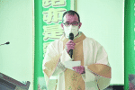 Deacon Flores in his ordination ceremony.