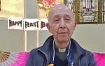 Father Corbelli celebrating the anniversary of his priestly ordination.