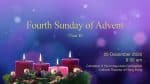 Mass from the Cathedral of the Immaculate Conception for the Fourth Sunday of Advent. Hong Kong, Dec...