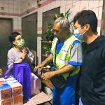 Parishioners of the Cathedral of Immaculate Conception sent virus prevention materials to cleaning workers and the elderly early last year when there were shortages. Photo: Facebook of the Cathedral