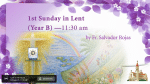 Mass, First Sunday of Lent, from St. Teresa's Church, Kowloon, Hong Kong, February 21, 11.30am (GMT ...