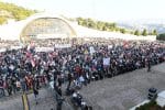 Thousands of Lebanese rally at Bkerke, north of Beirut, on February 27. Photo: CNS/courtesy Maronite Patriarchate