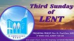 Mass for Third Sunday of Lent From St. Joseph's Church, Central, Hong Kong, March 7, 7.00am (GMT +8)