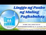 Easter Sunday Tagalog Mass from St. Joseph's Church, Central, Hong Kong, April 4, 4.00pm (UTC/GMT +8...