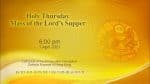 Holy Thursday Mass of the Lord's Supper. From the Cathedral of the Immaculate Conception, Hong Kong,...
