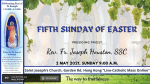 Fifth Sunday of Easter, from St. Joseph's Church, Central, Hong Kong, May 2, 7.00am (UTC/GMT +8)