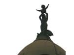 The statue of Our Lady of Sheshan atop the dome of the Minor Basilica of Our Lady of Sheshan in Shanghai, China. File photo: CNS/Nancy Wiechec