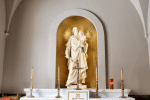 St. Joseph with the Child Jesus at St. John’s Seminary, Boston, United States. Photo: sjsboston/Unsplash